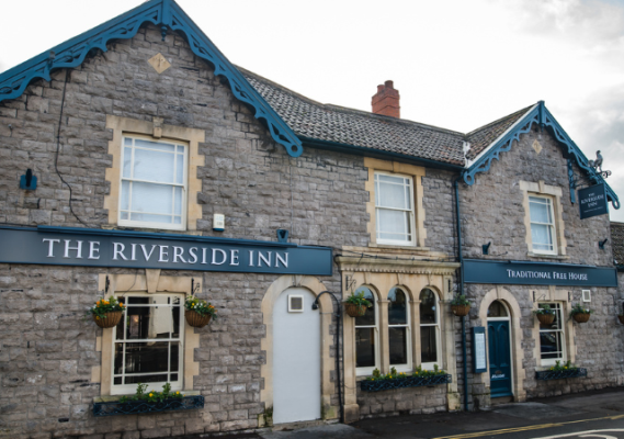 Riverside Inn pub in Cheddar